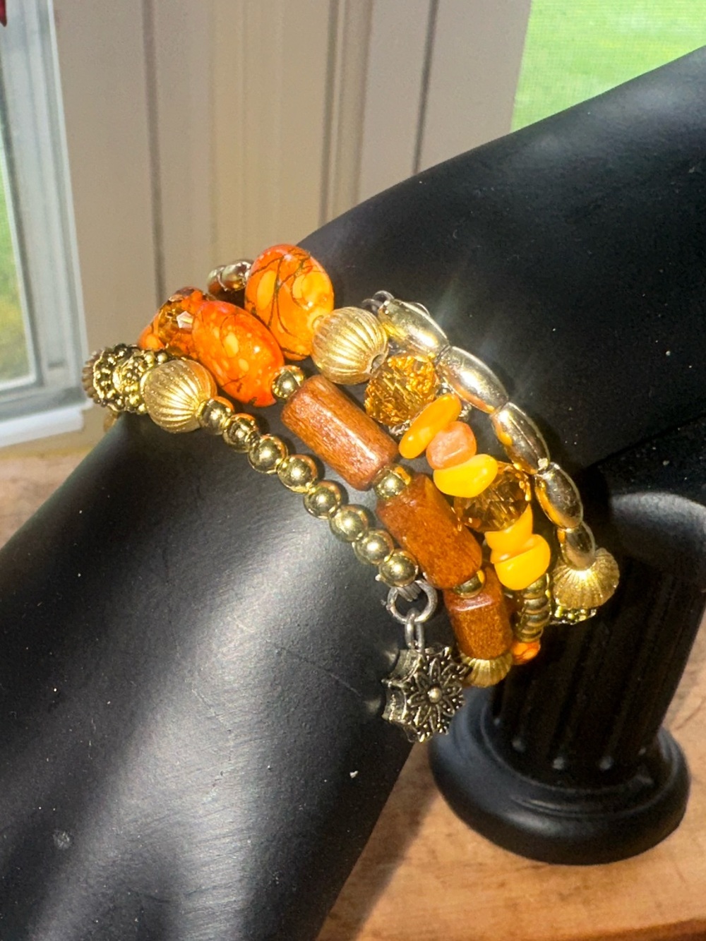 Multilayer Bracelet for Women~Natural Stone Beads Bracelets~ New ~ - Picture 3 of 6